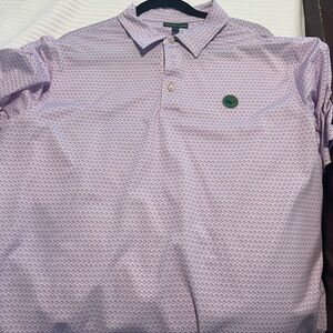 Purple Masters Peter Millar Polo - Berkmans Logo